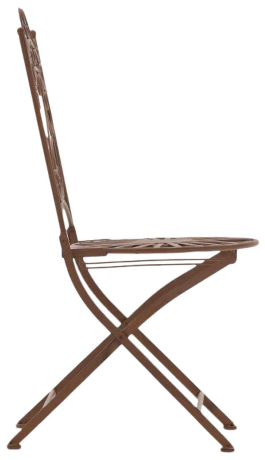 Set van 2 Indra Klapstoelen antiek bruin antik braun