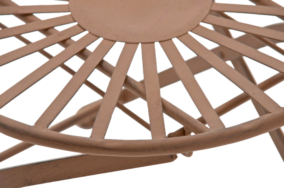 Set van 2 Indra Klapstoelen antiek bruin antik braun