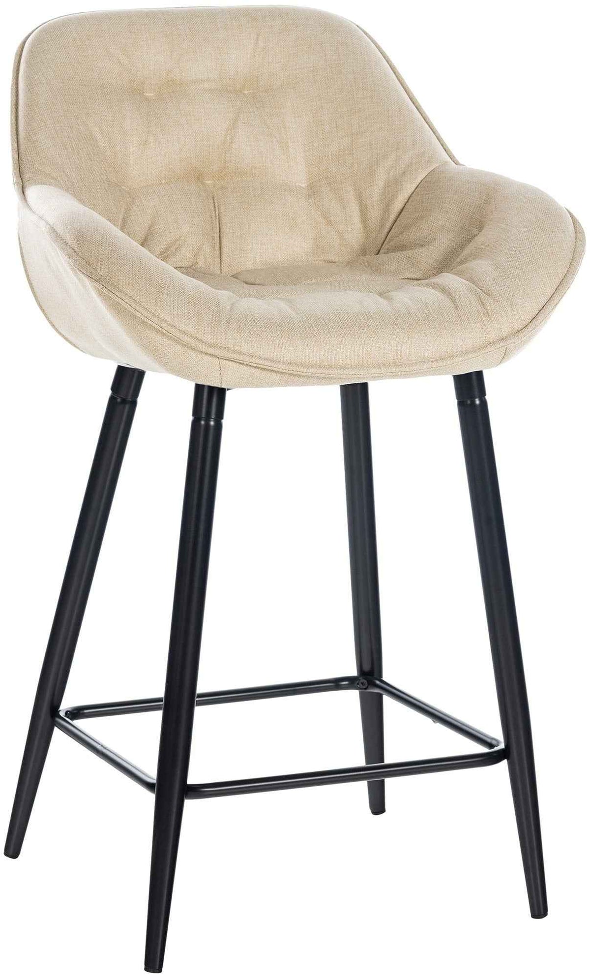 Barkruk Gibson creme,Stof creme