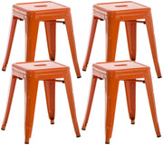 Set van 4 Armin krukken oranje orange