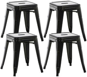 Set van 4 Armin krukken zwart schwarz