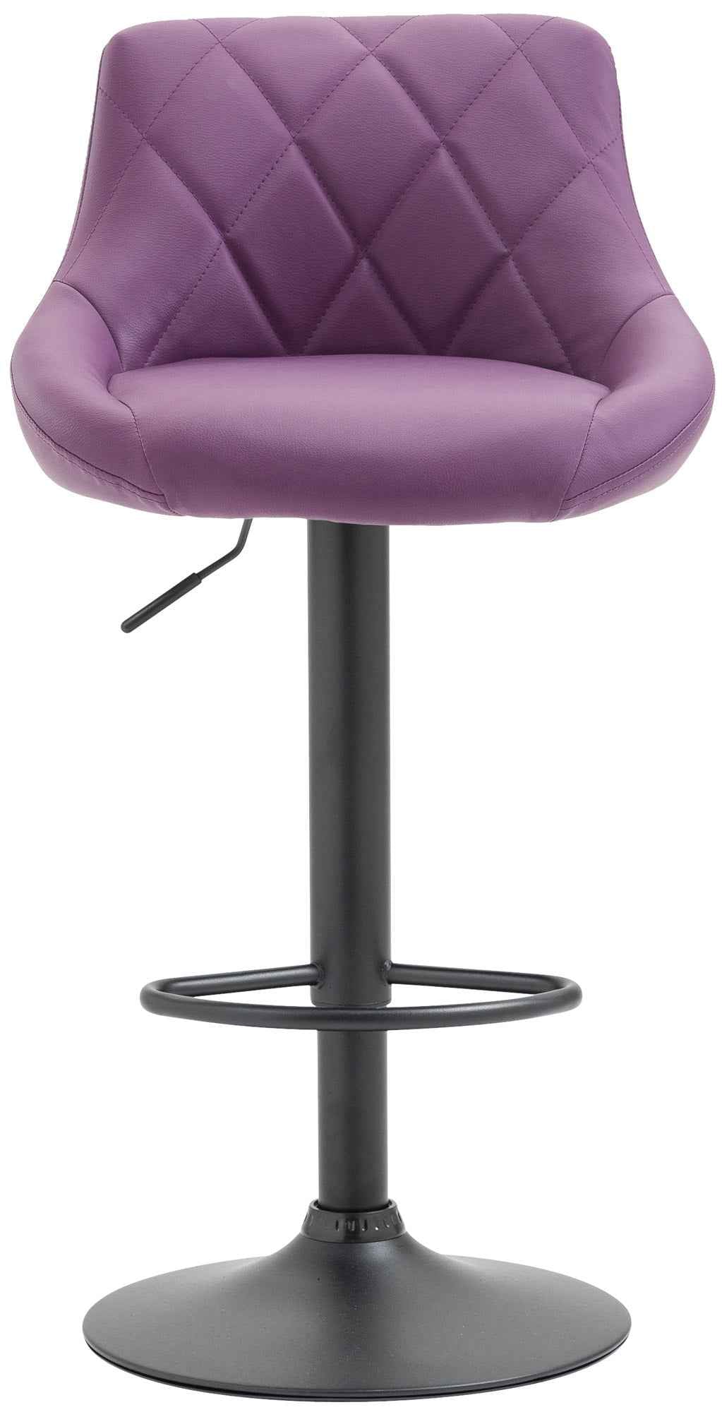 Barkruk Lazio Kunstleer purper,zwart lila