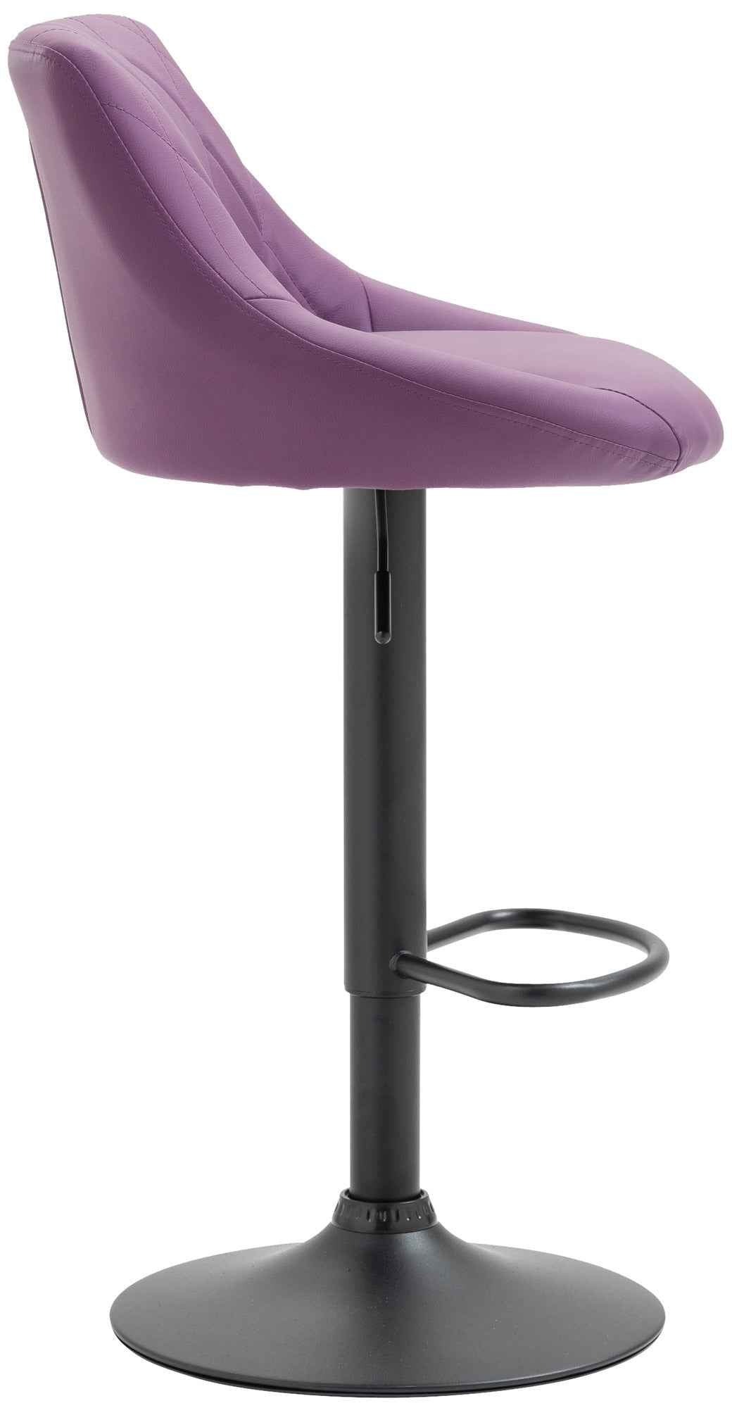 Barkruk Lazio Kunstleer purper,zwart lila