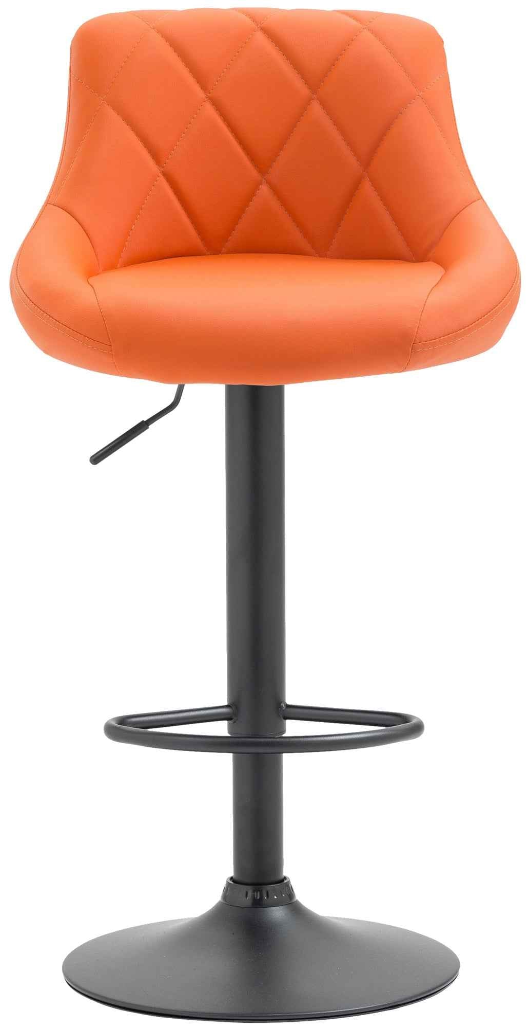 Barkruk Lazio Kunstleer oranje,zwart orange