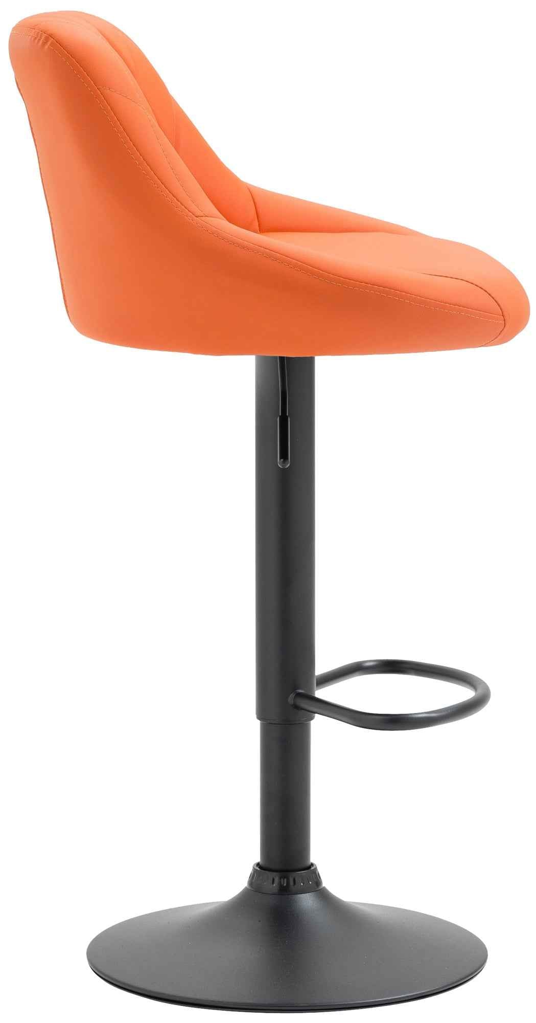 Barkruk Lazio Kunstleer oranje,zwart orange