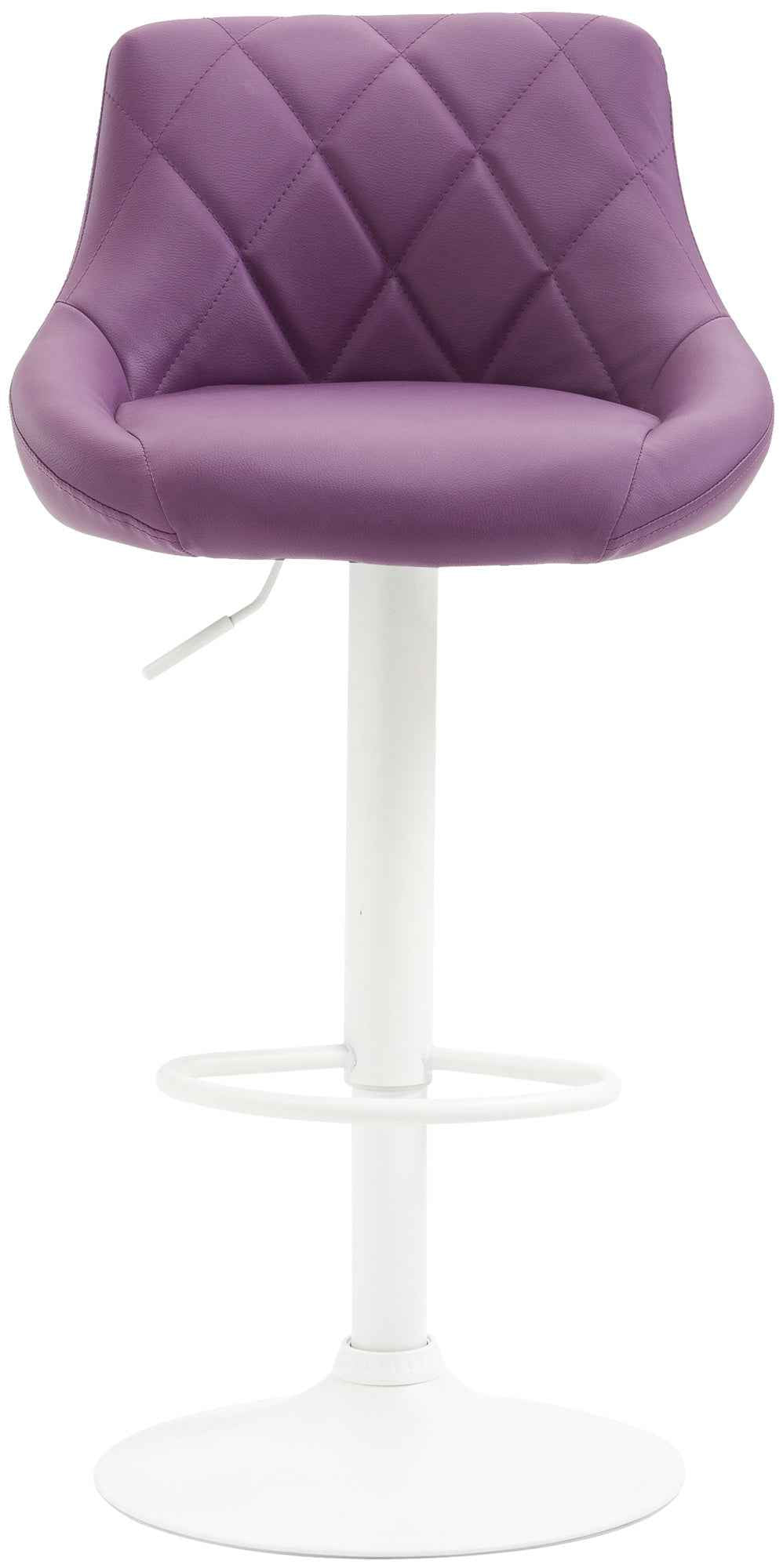 Barkruk Lazio Kunstleer purper,wit lila