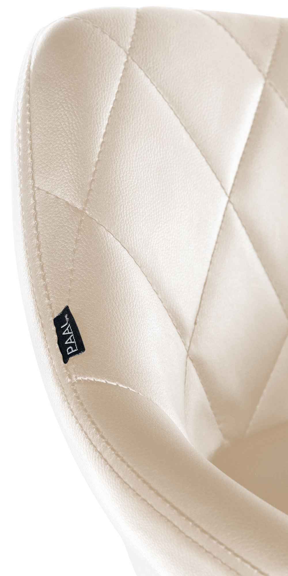Werkkruk Lazio creme,Kunstleer creme