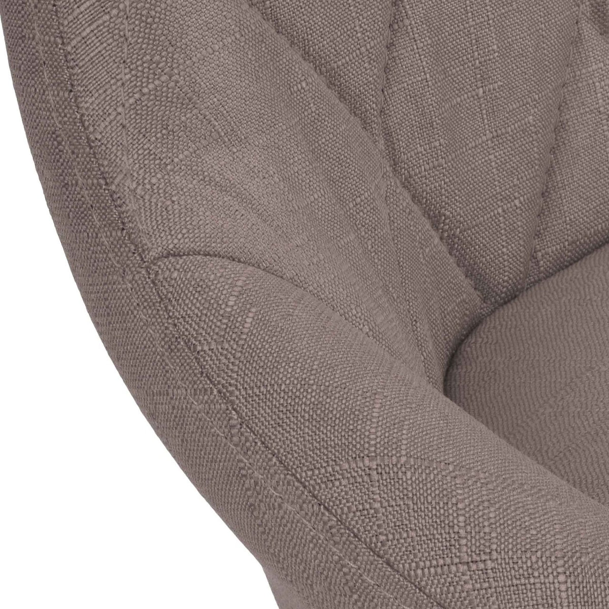 Barkruk Lazio Stof taupe,chroom taupe