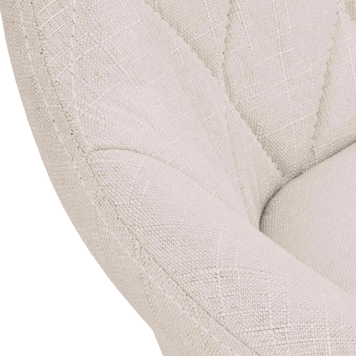 Barkruk Lazio Stof creme,zwart creme