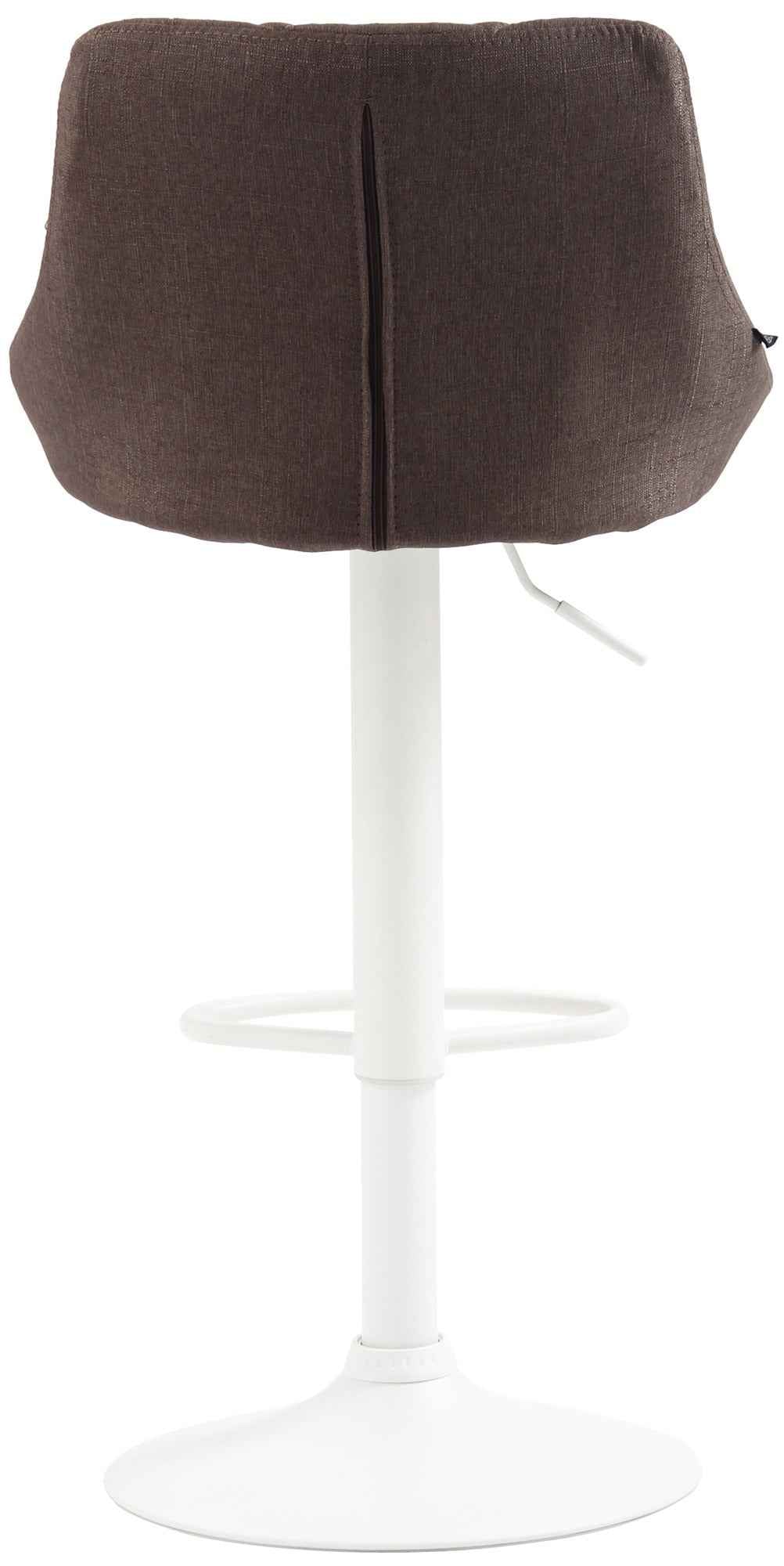 Barkruk Lazio Stof taupe,wit taupe
