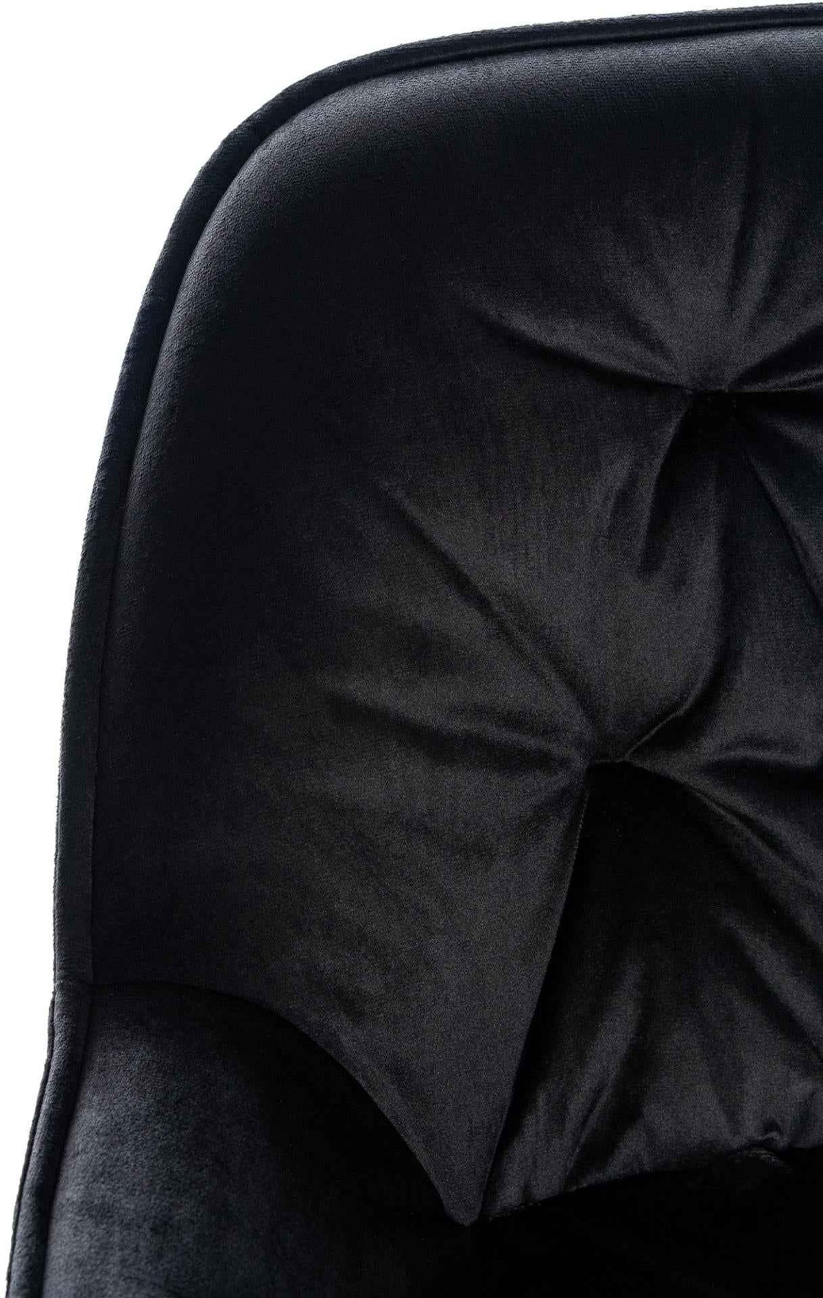 Set van 2 barkrukken Gibson zwart,Fluweel schwarz