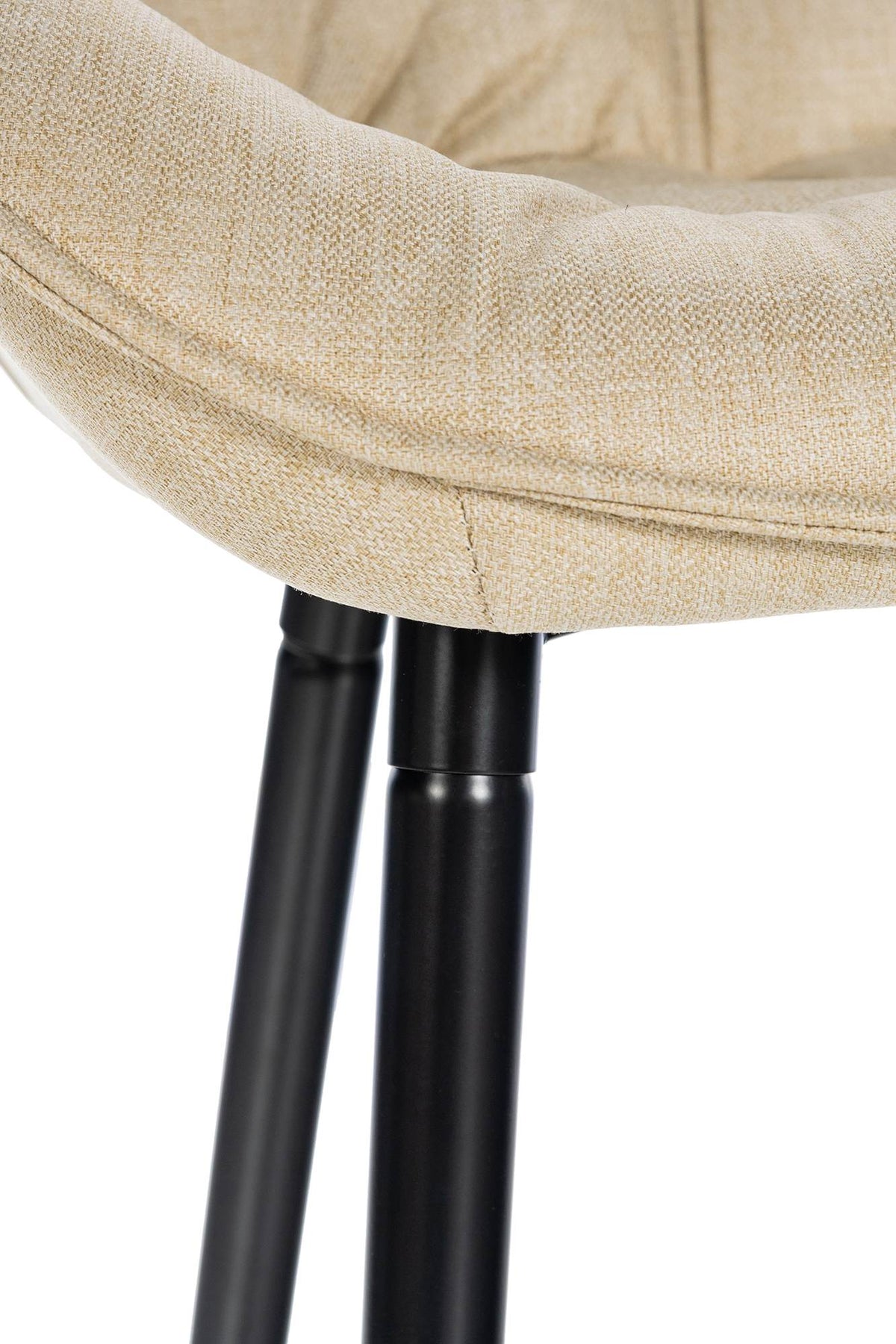 Barkruk Gibson creme,Stof creme