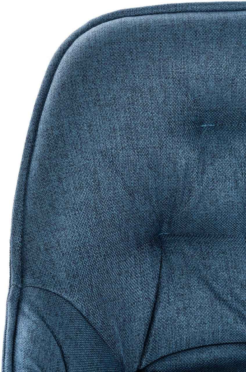 Barkruk Gibson blauw,Stof blau
