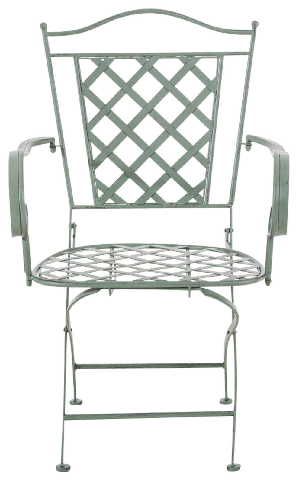 Set van 2 tuinstoelen Adara antiek/groen antik-grün