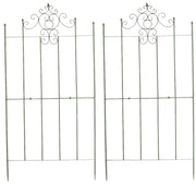 Set van 2 Trellis Paula 170 x 86 cm antiek/groen antik-grün