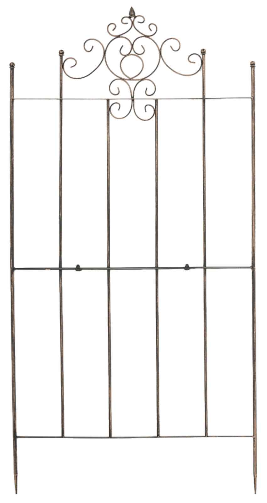 Set van 2 Trellis Paula 170 x 86 cm bronzen bronze