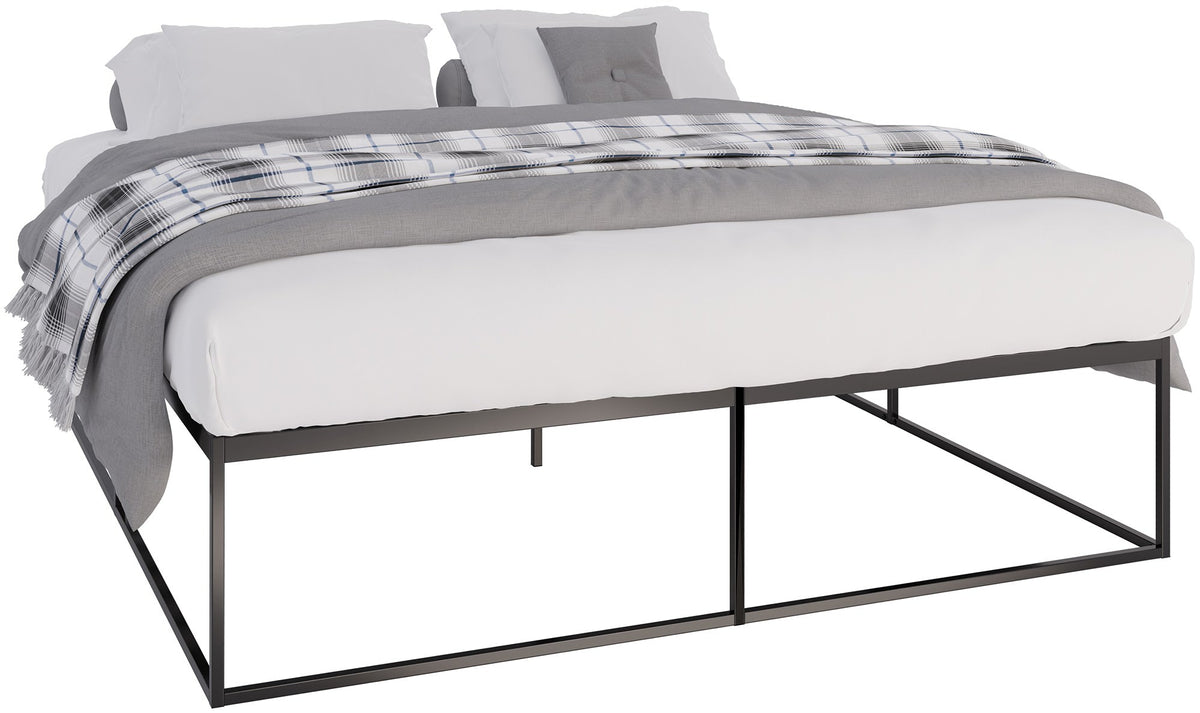 Metalen bed Scala zwart,200x180x46 cm schwarz