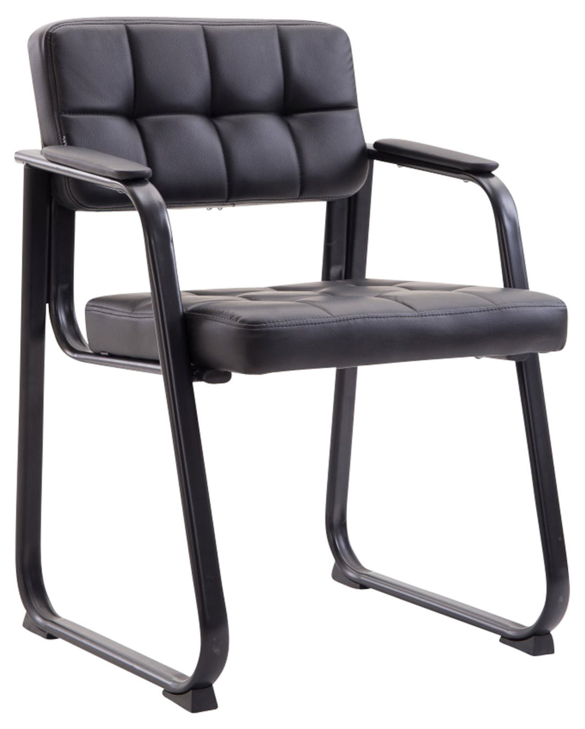 Set van 2 eetkamerstoelen Canada B Kunstleer zwart schwarz