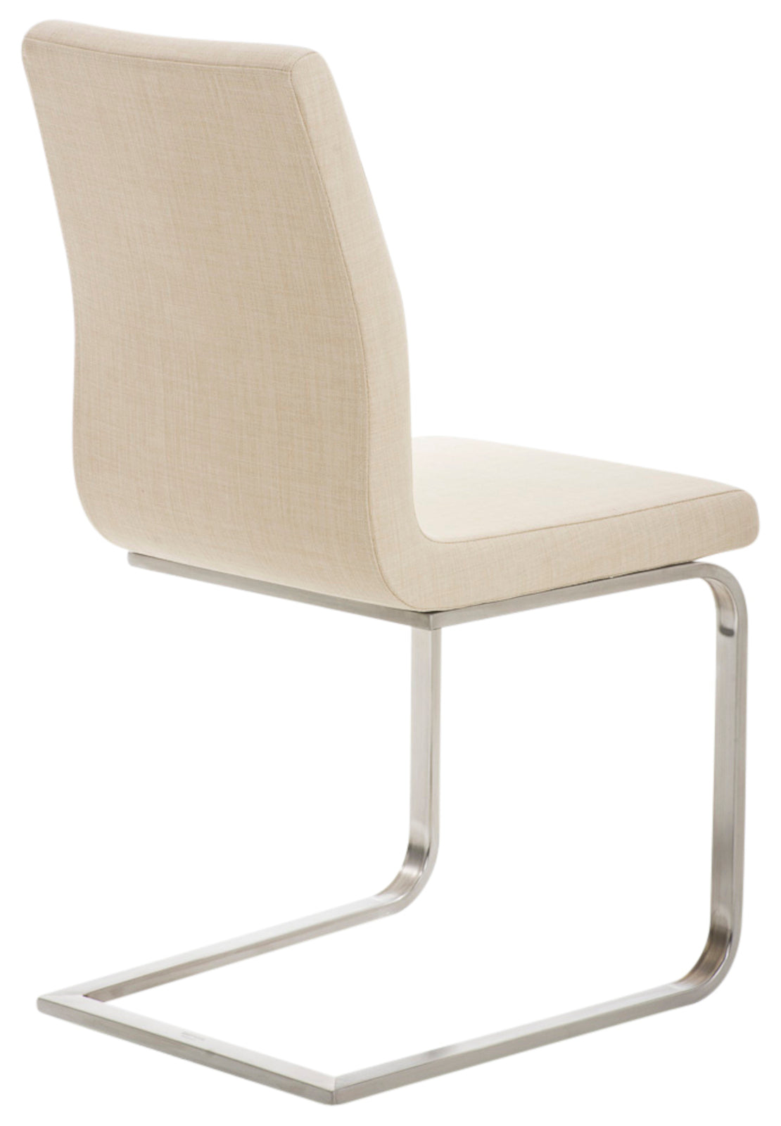 2er Set Esszimmerstühle Belfort Stoff creme
