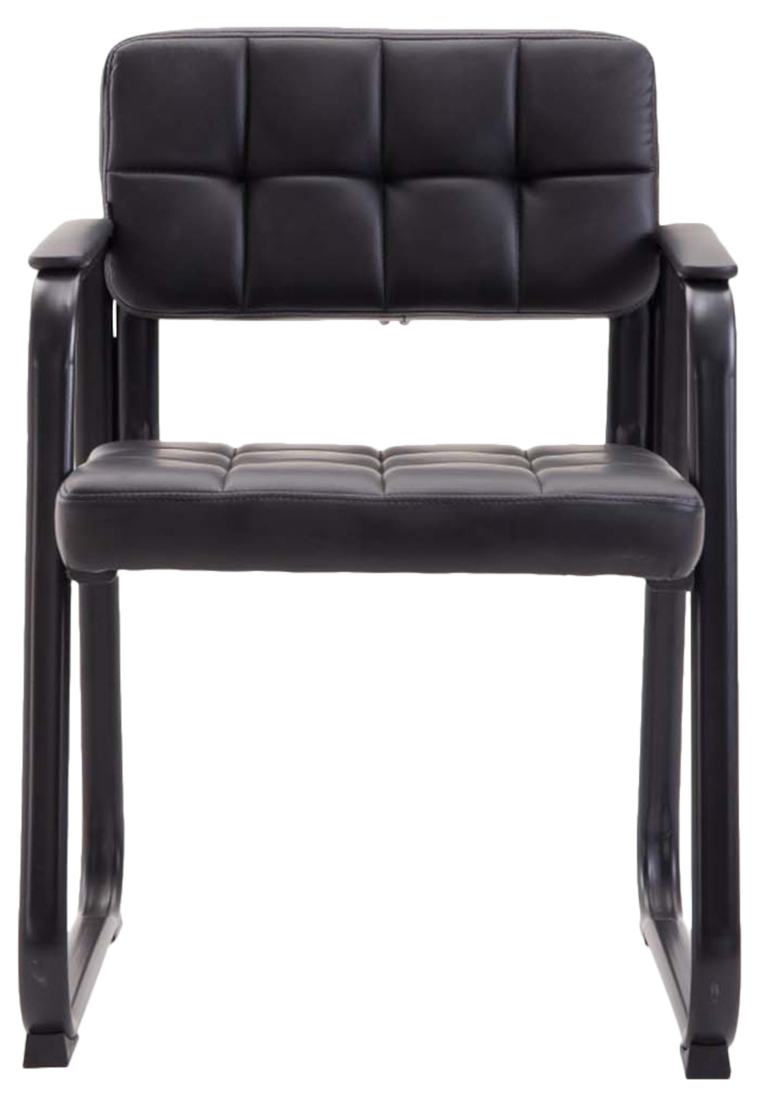 Set van 2 eetkamerstoelen Canada B Kunstleer zwart schwarz