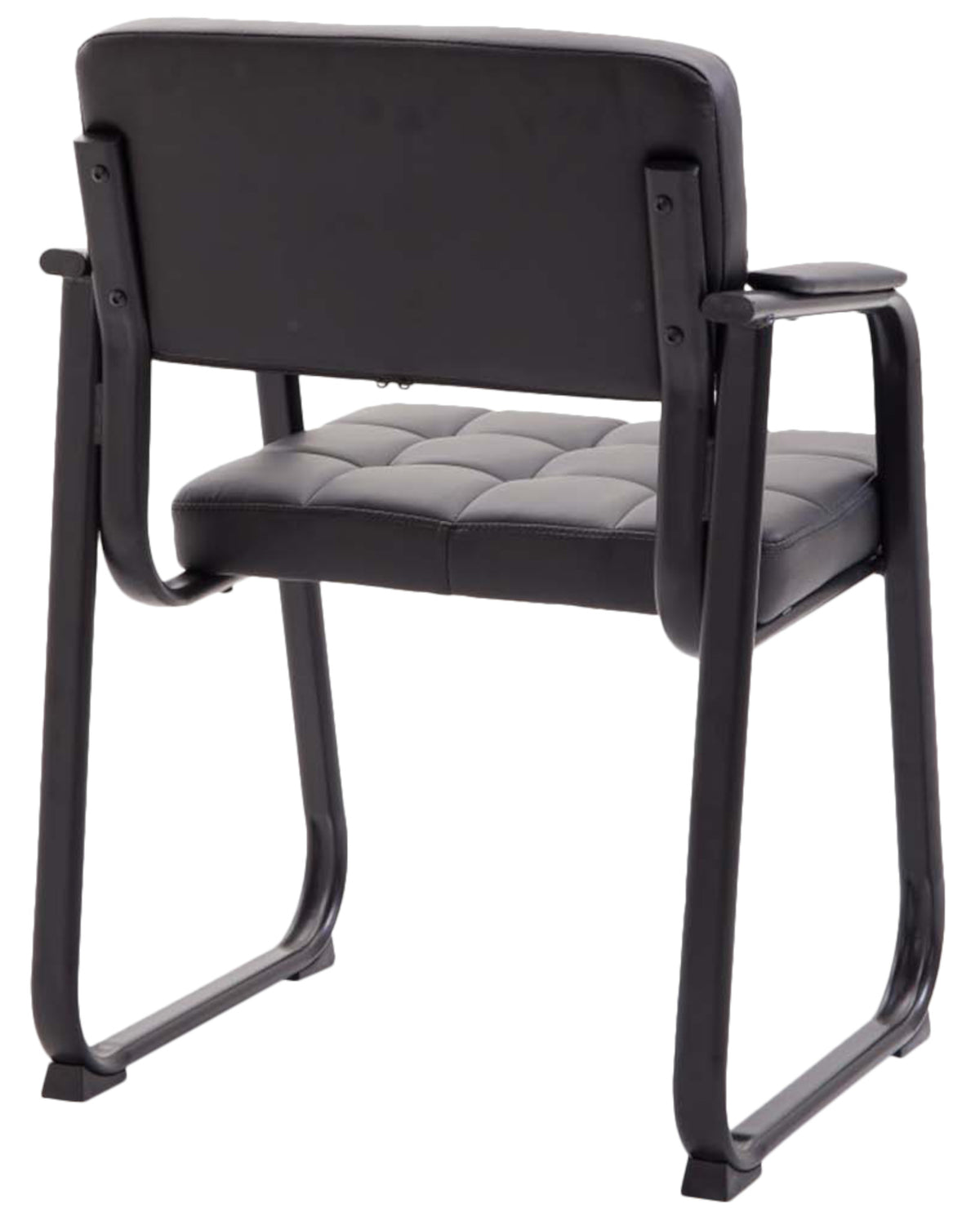 Set van 2 eetkamerstoelen Canada B Kunstleer zwart schwarz