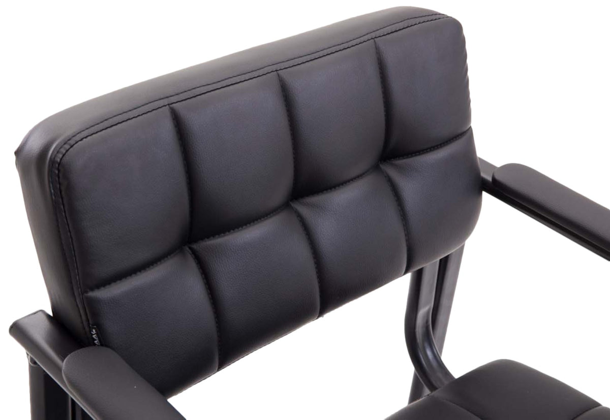 Set van 2 eetkamerstoelen Canada B Kunstleer zwart schwarz
