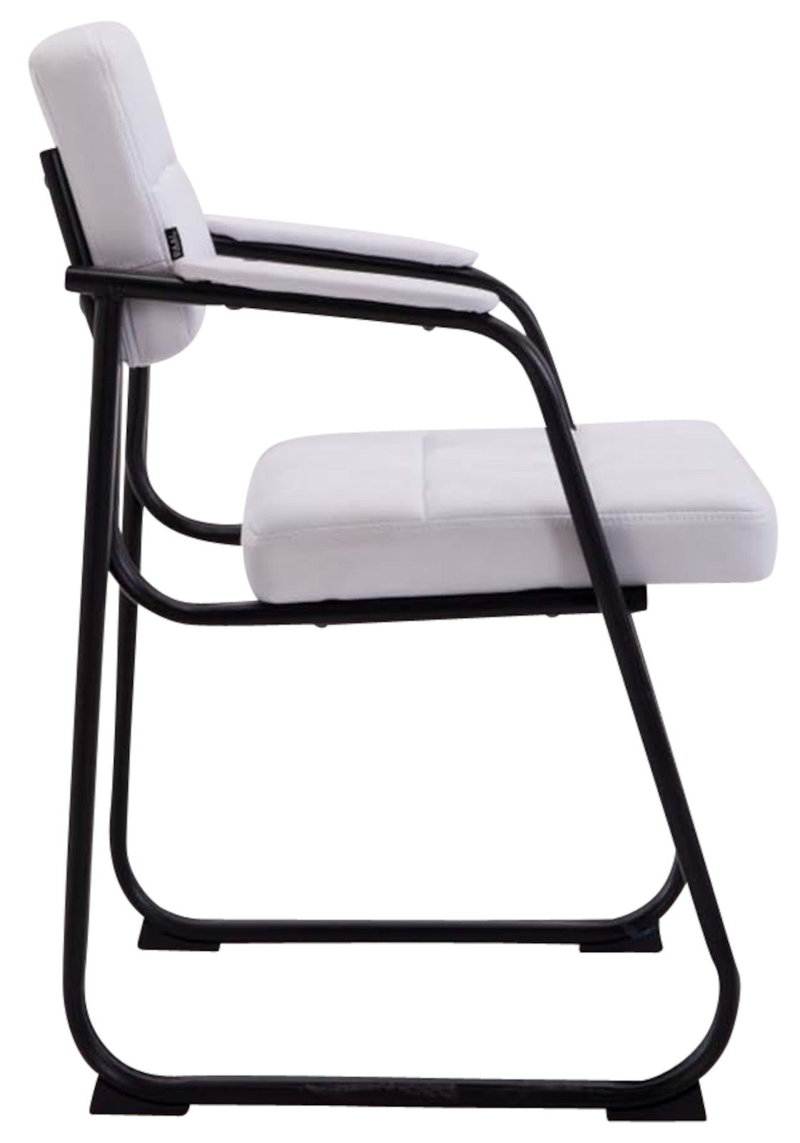 Set van 2 eetkamerstoelen Canada B Kunstleer wit weiß