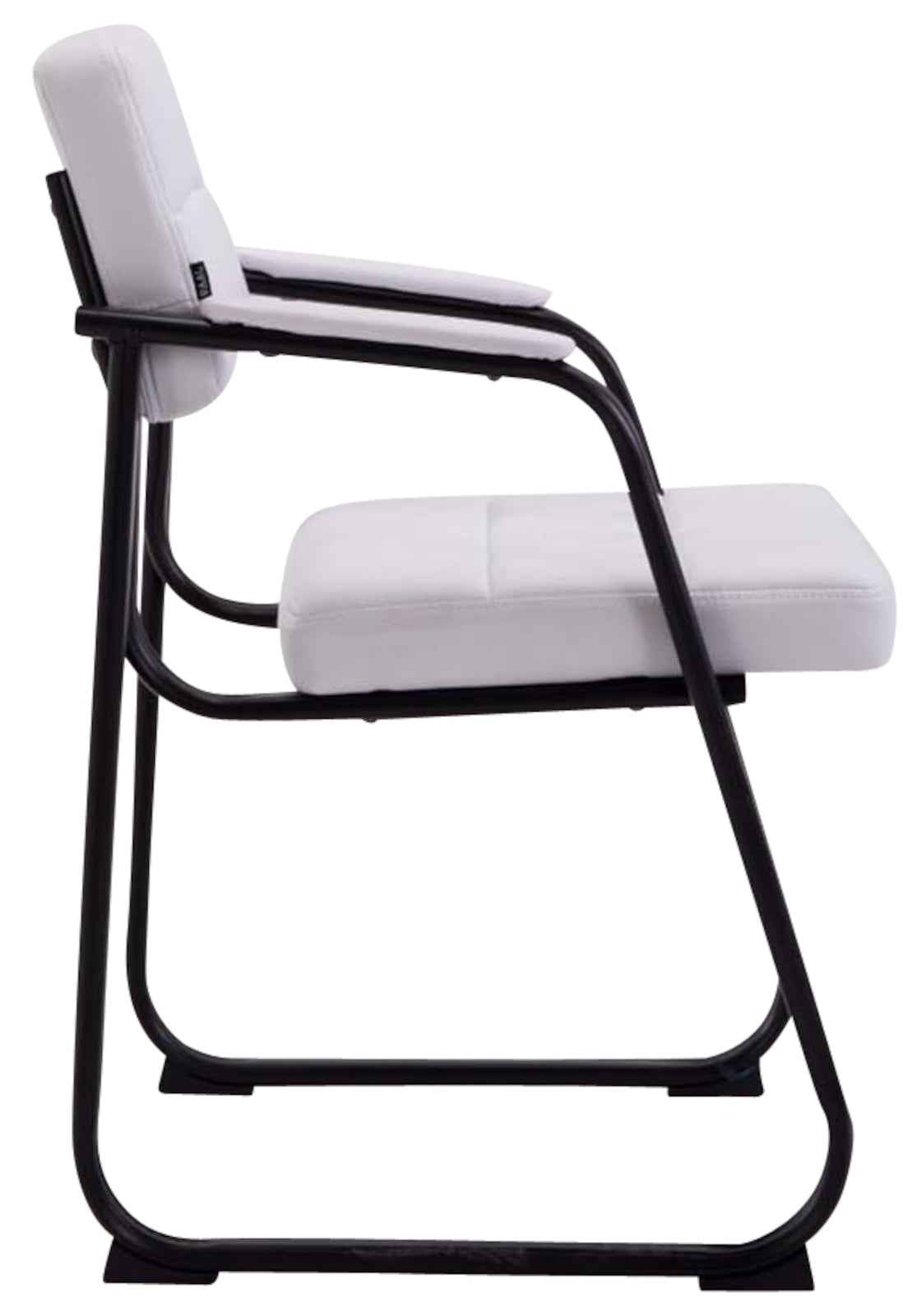 Set van 2 eetkamerstoelen Canada B Kunstleer wit weiß