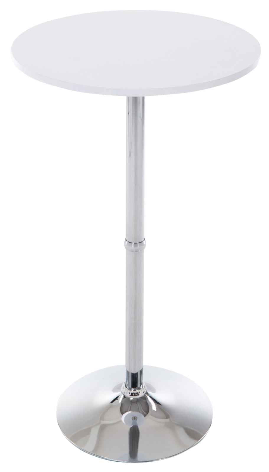 Set van 2 statafels rond Ø 60 cm mat wit weiß matt
