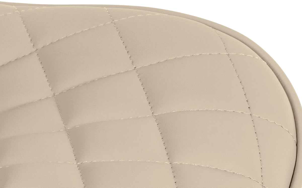 Barkruk Minosa creme,Kunstleer creme