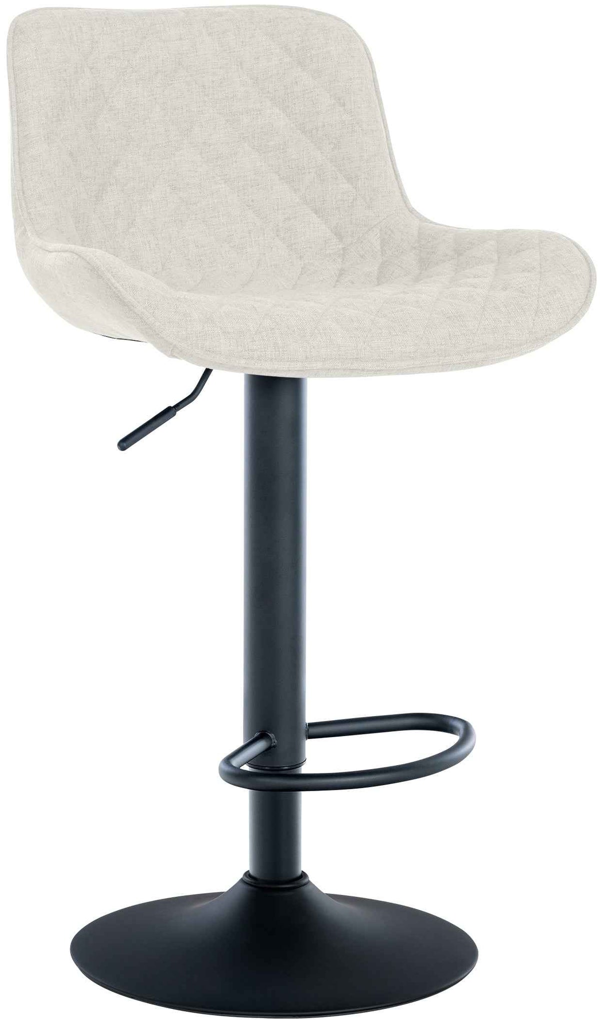 Barkruk Minosa creme,Stof creme