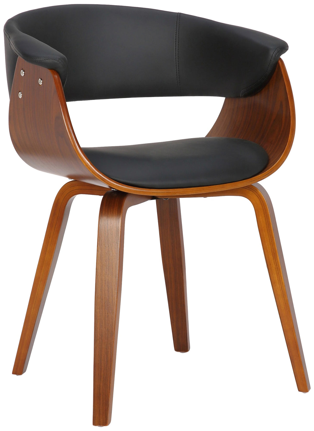 Set van 2 Bruce Eetkamerstoelen zwart schwarz