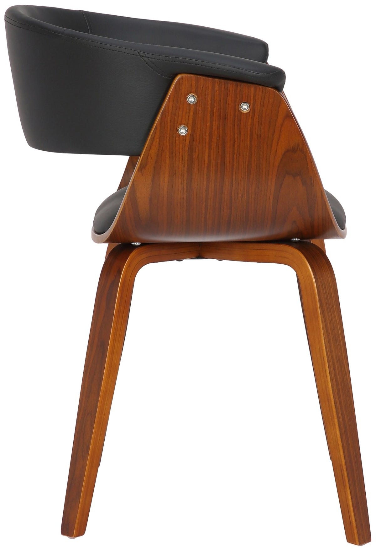 Set van 2 Bruce Eetkamerstoelen zwart schwarz