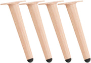 Set van 4 meubelpoten licht bruin,21 cm hellbraun