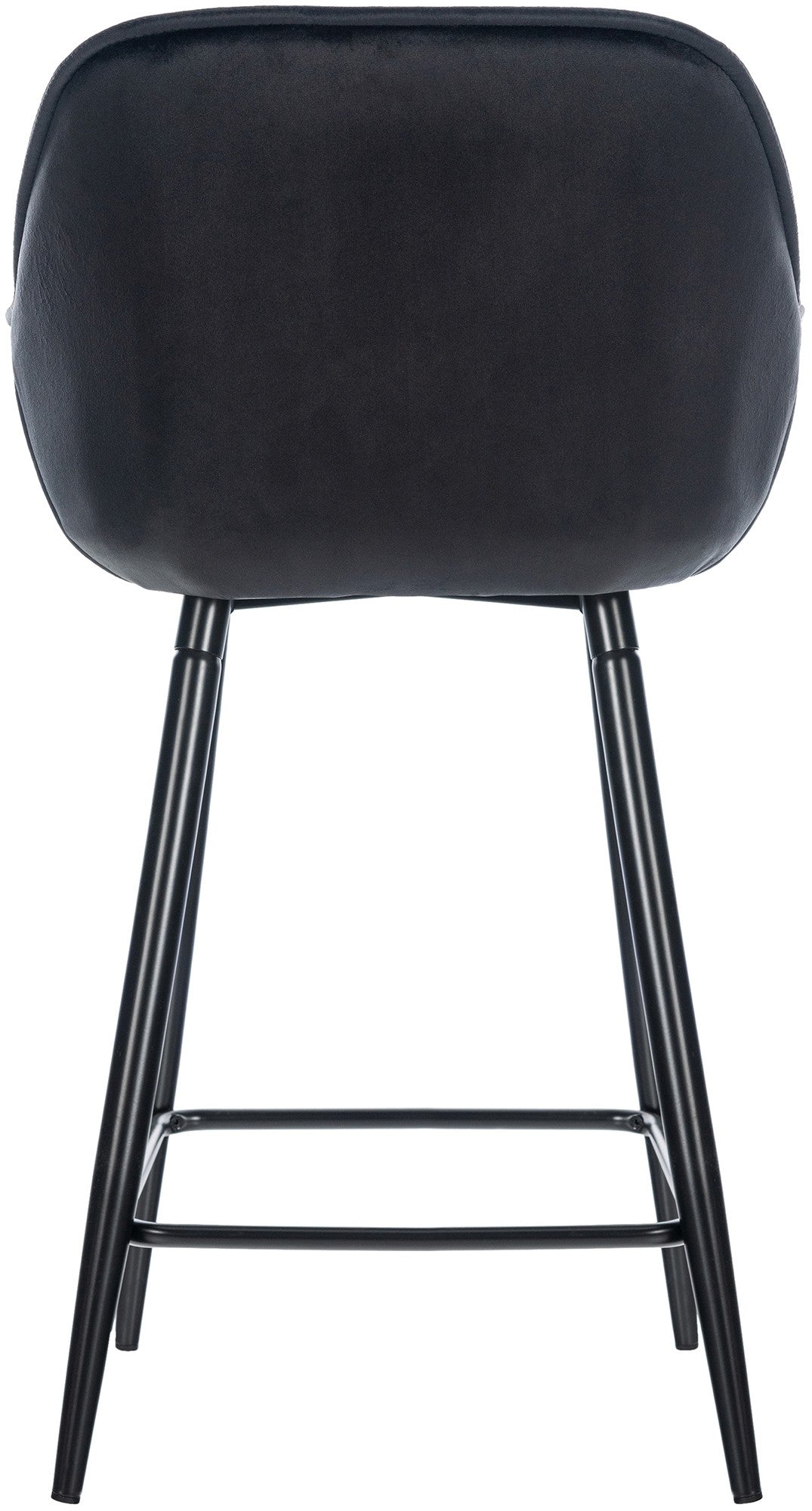 Barkruk Gibson 76 Fluweel zwart schwarz