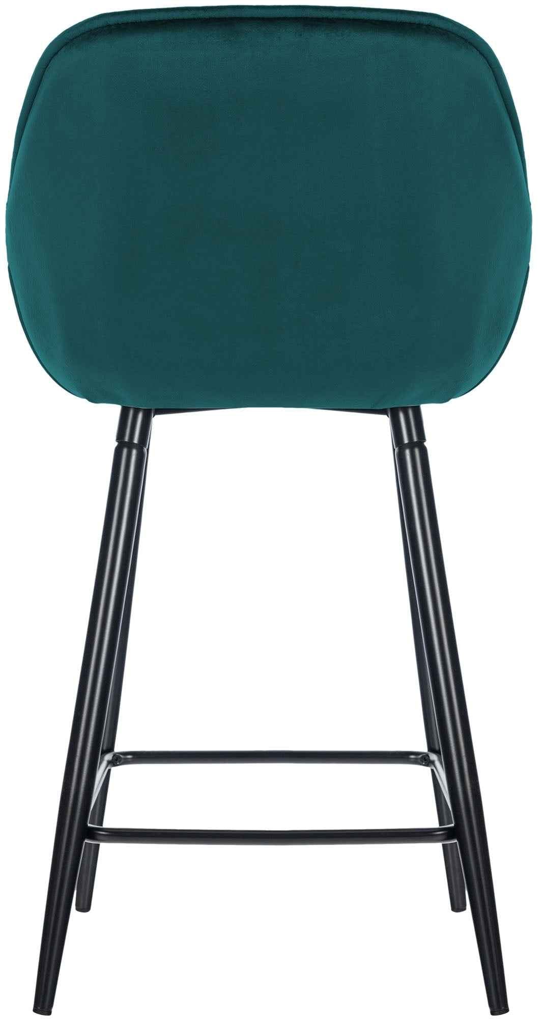 Barkruk Gibson 76 Fluweel donkergroen dunkelgrün