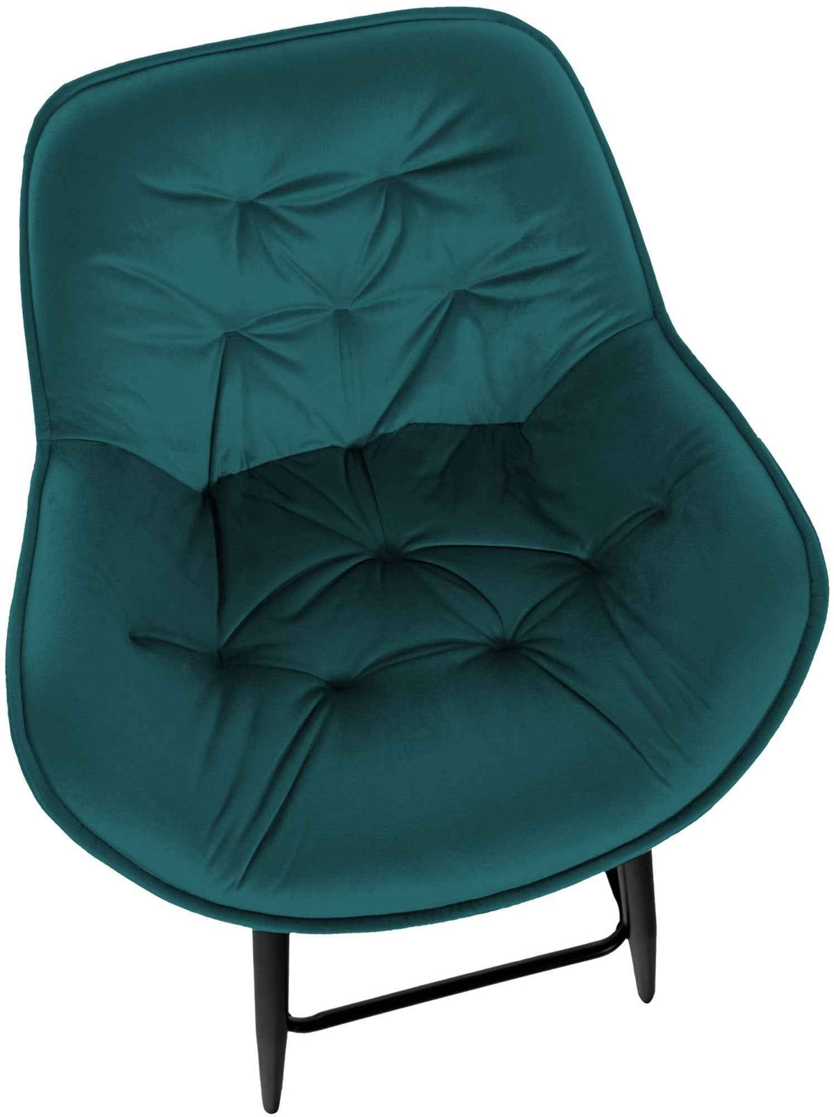 Barkruk Gibson 76 Fluweel donkergroen dunkelgrün