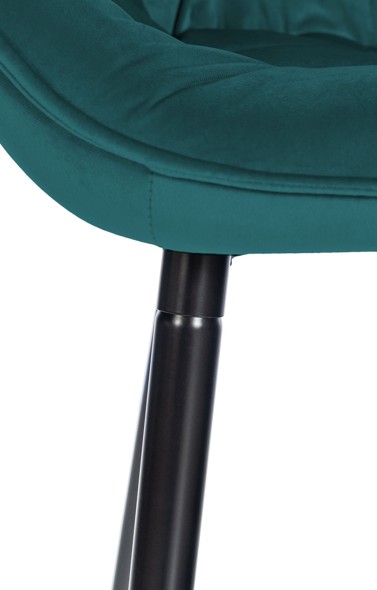 Barkruk Gibson 76 Fluweel donkergroen dunkelgrün