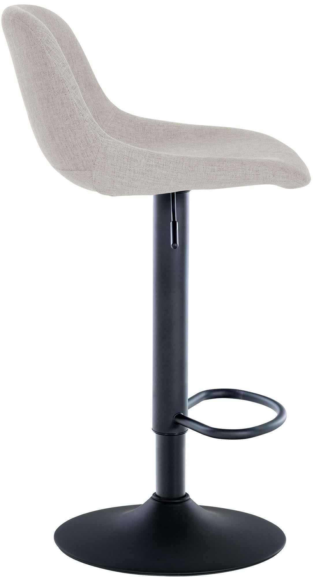 Set van 2 barkrukken Loft creme,Stof creme
