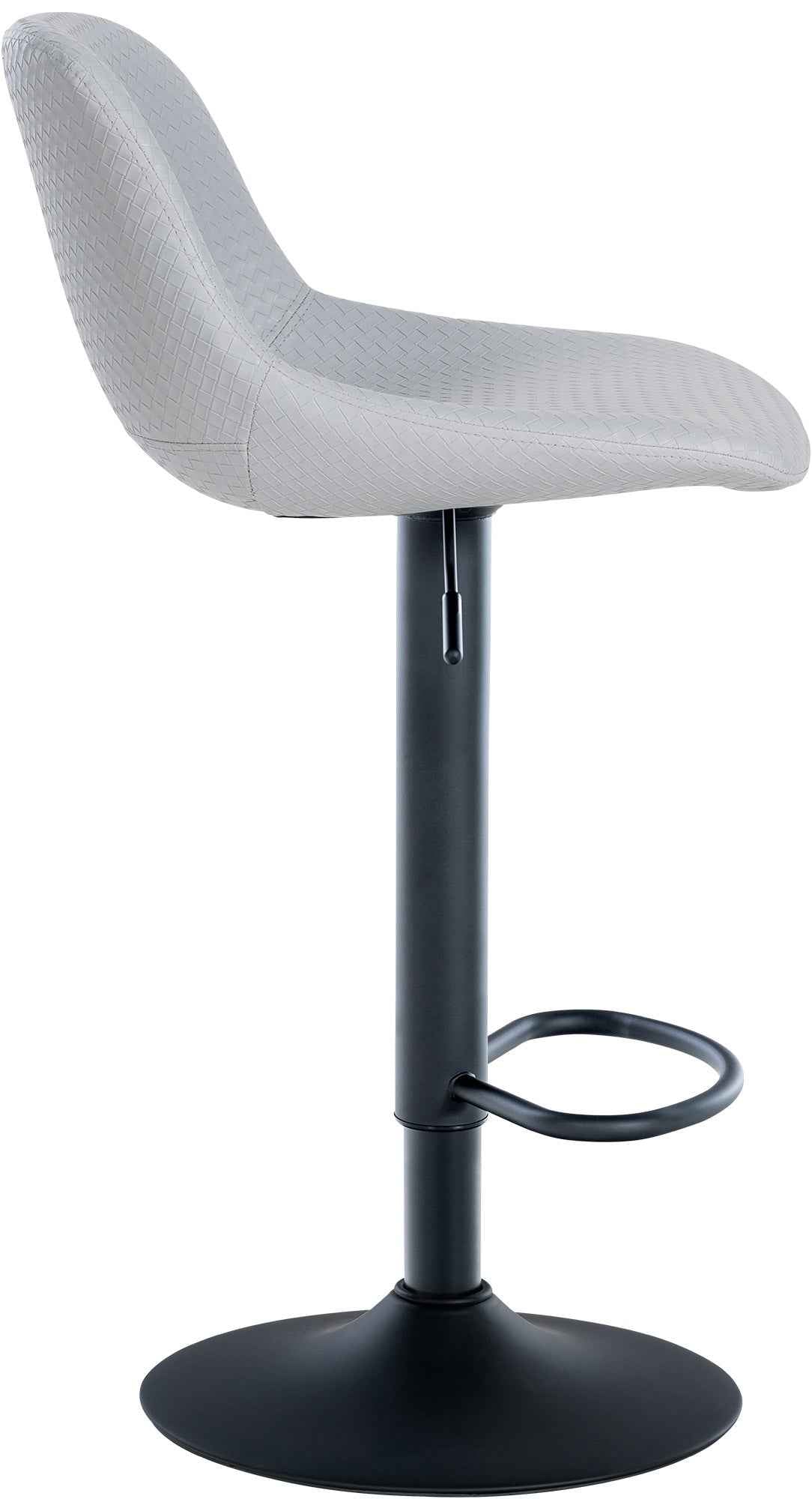 Set van 2 barkrukken Loft grijs,Kunstleer grau
