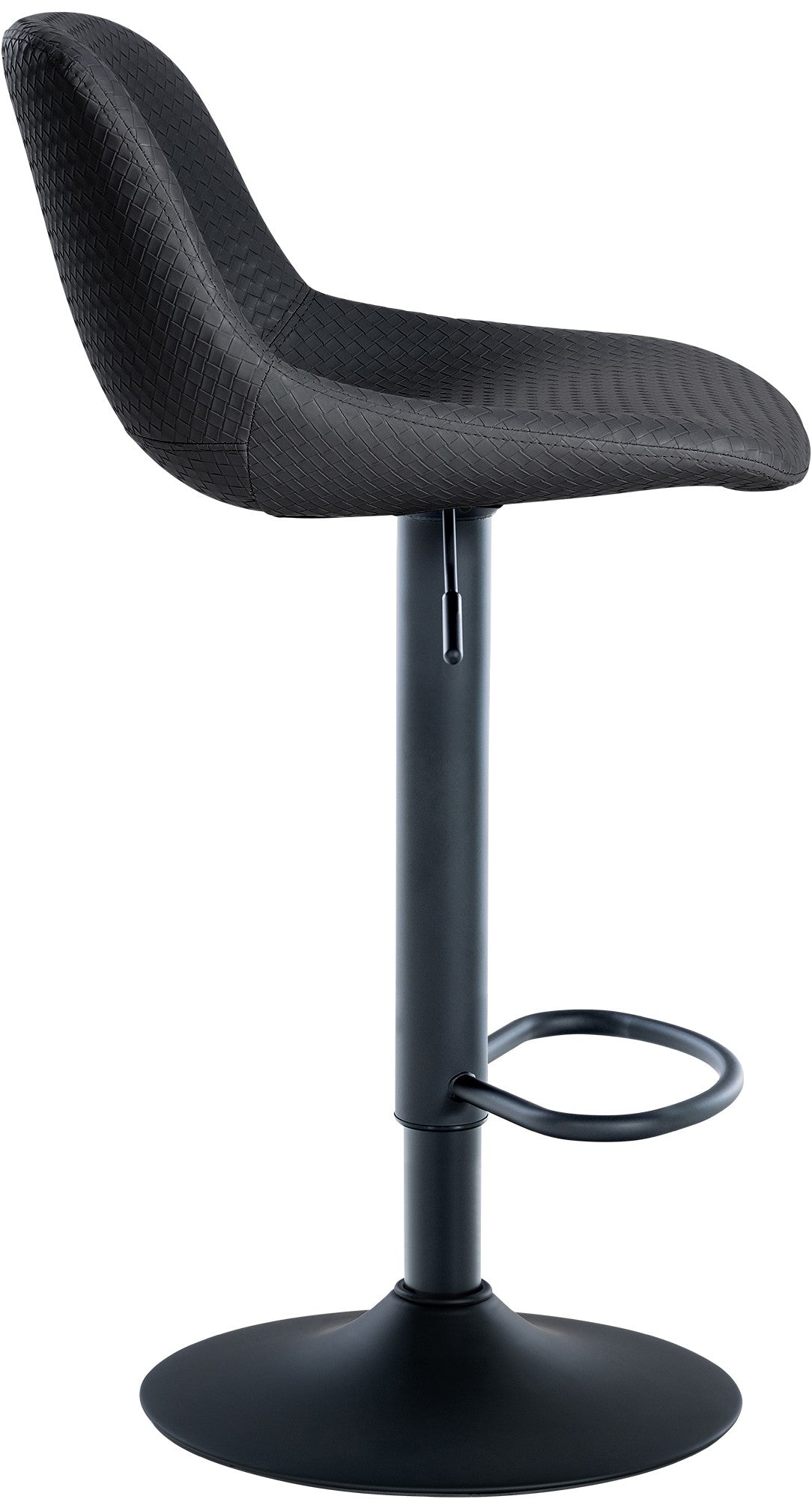 Set van 2 barkrukken Loft zwart,Kunstleer schwarz