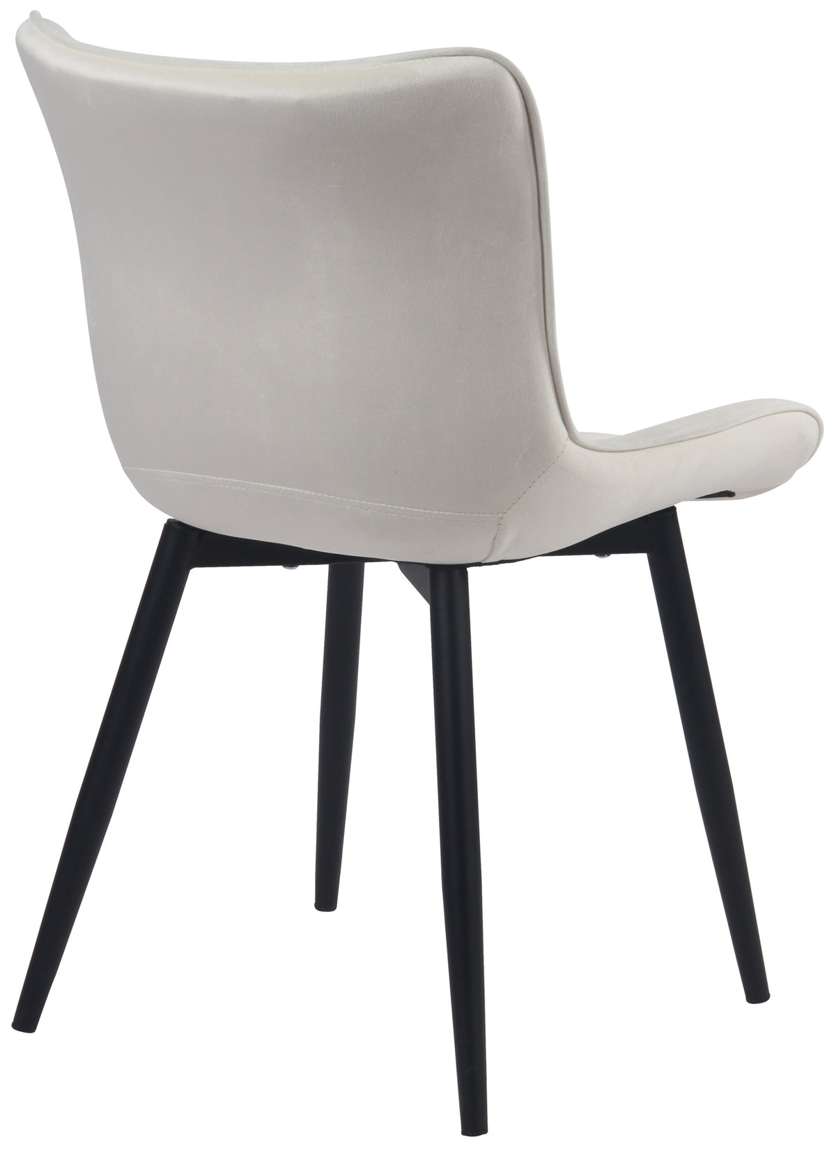 Eetkamerstoel Brady creme,Fluweel creme