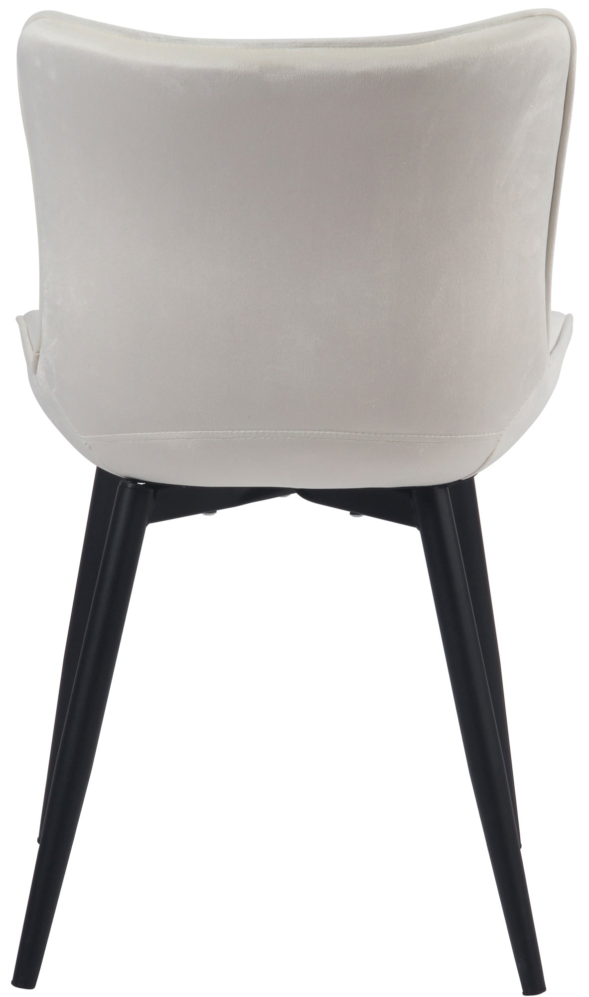 Eetkamerstoel Brady creme,Fluweel creme