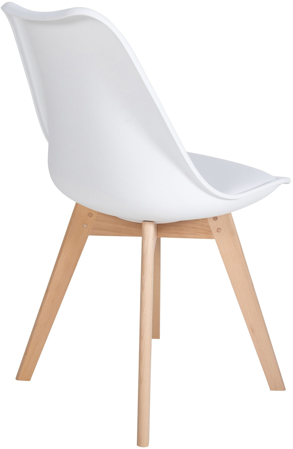Set van 6 eetkamerstoelen Ramsey wit weiß