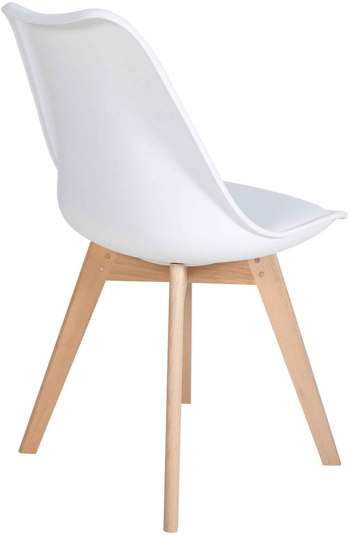 Set van 6 eetkamerstoelen Ramsey wit weiß