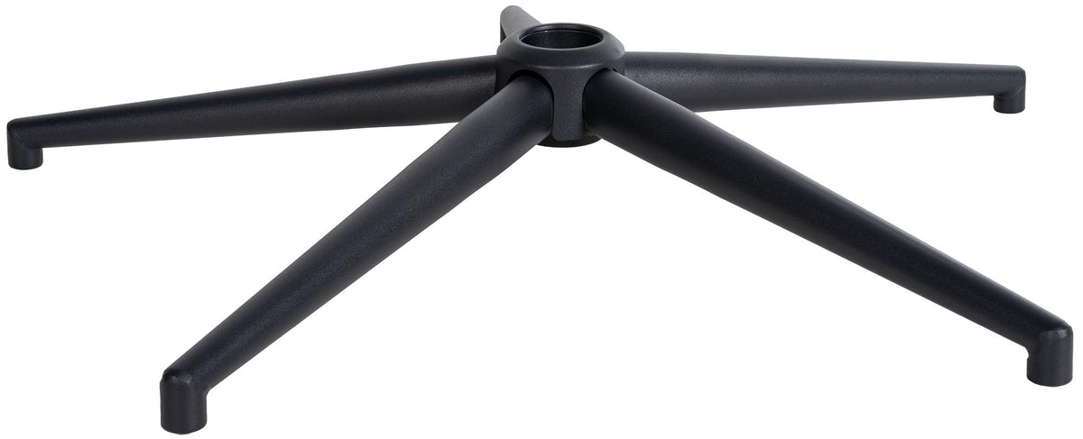Voet vierkant zwart zwart,65 cm schwarz
