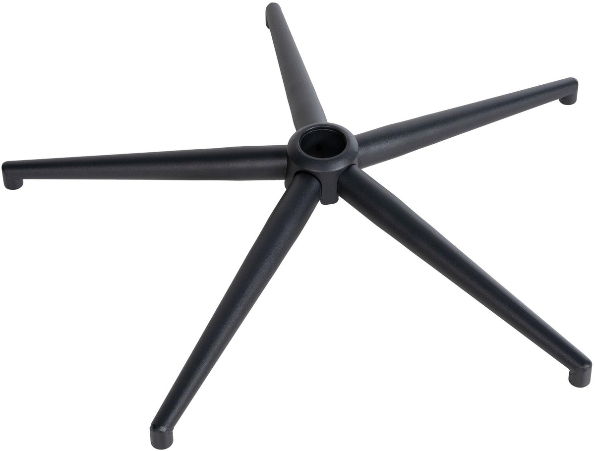 Voet vierkant zwart zwart,65 cm schwarz