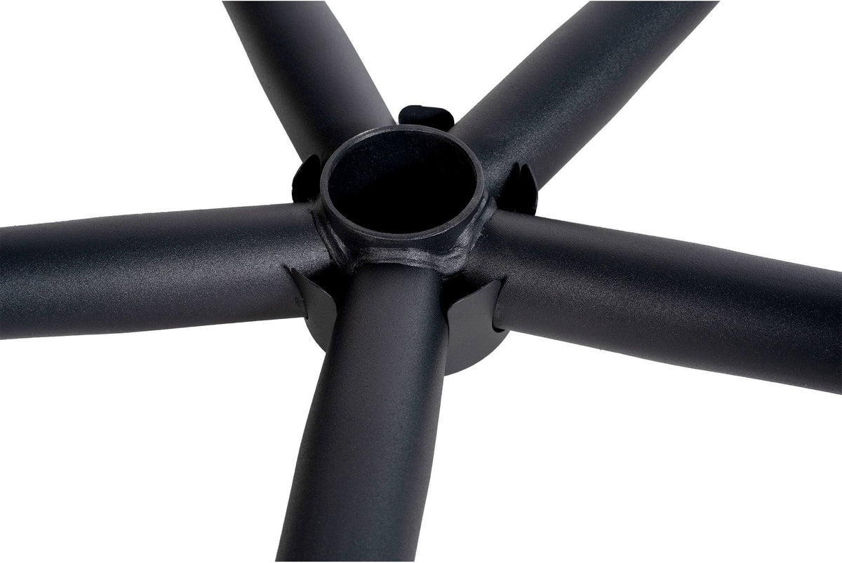 Voet vierkant zwart zwart,65 cm schwarz
