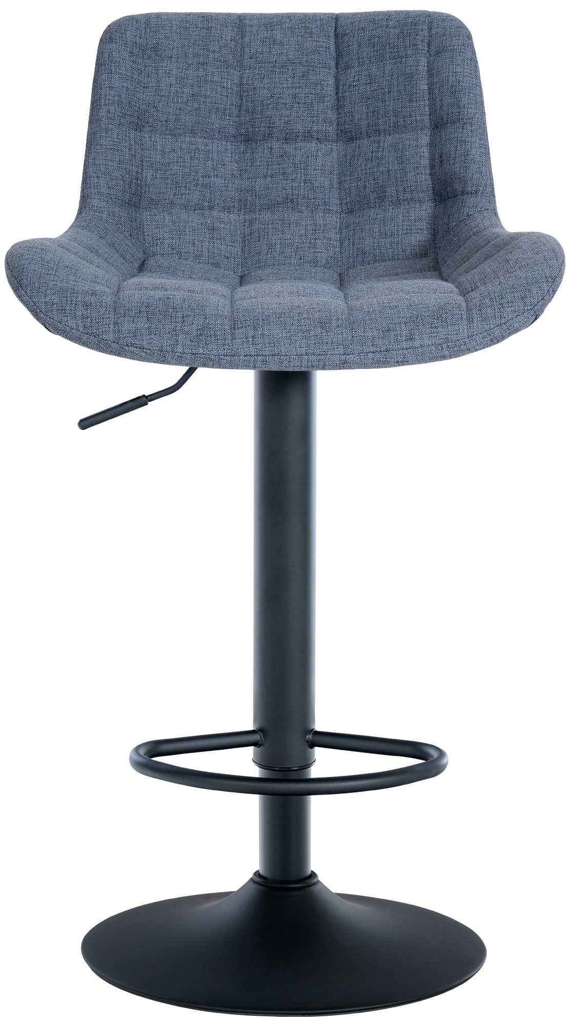 Barkruk Tover blauw,Stof blau