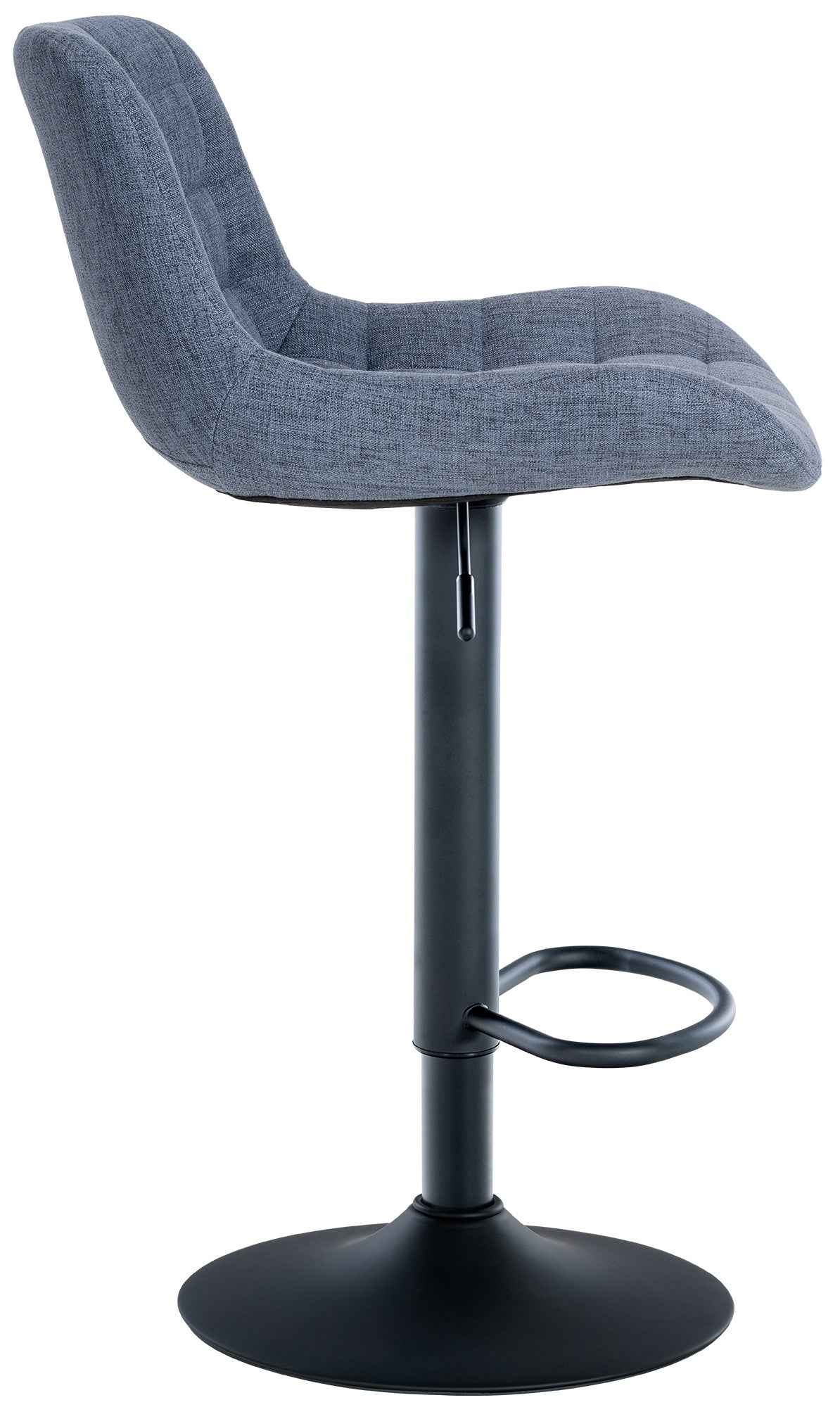 Barkruk Tover blauw,Stof blau